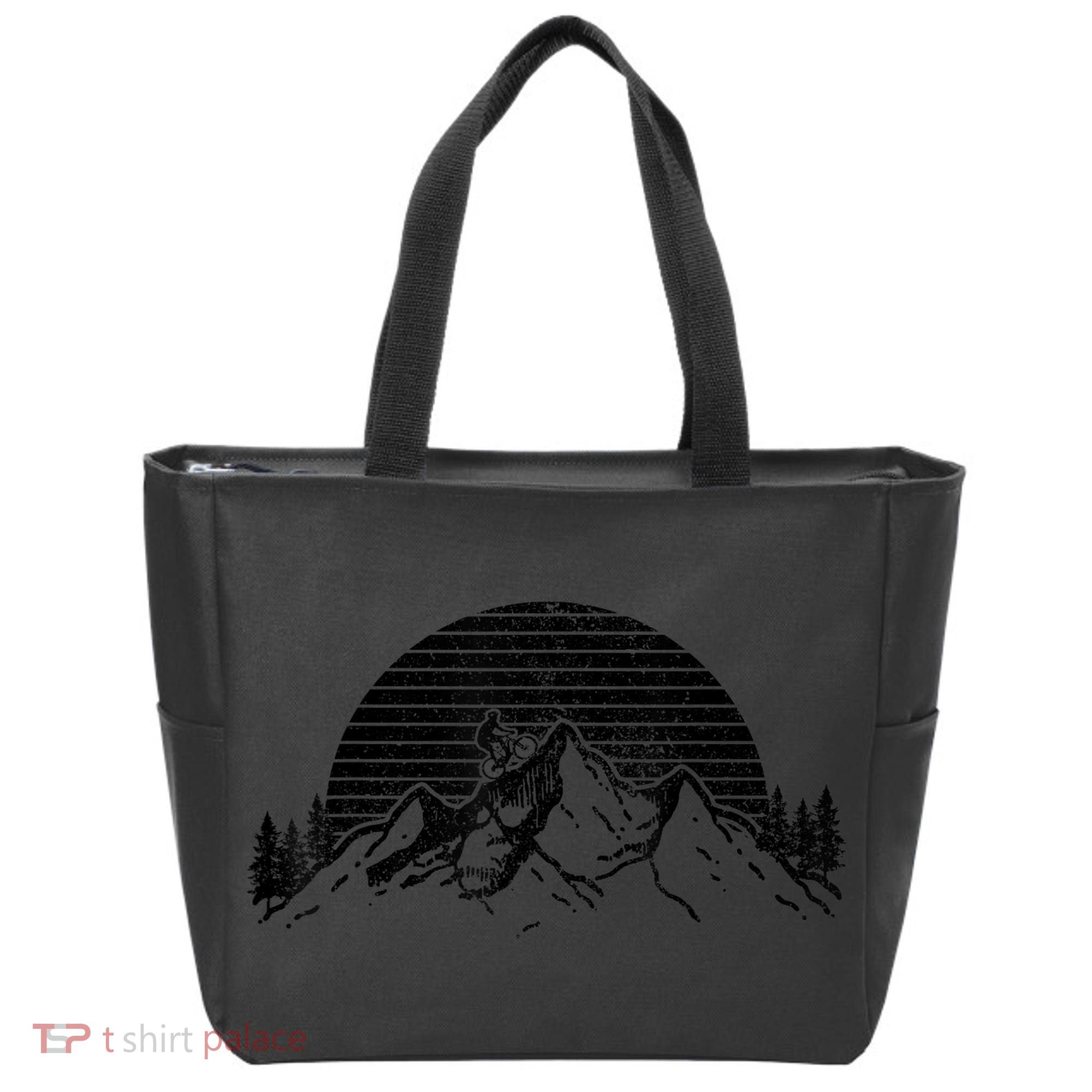 Mountain Bike MTB Bicycle Cycling Downhill Biking Gift Tote Bag