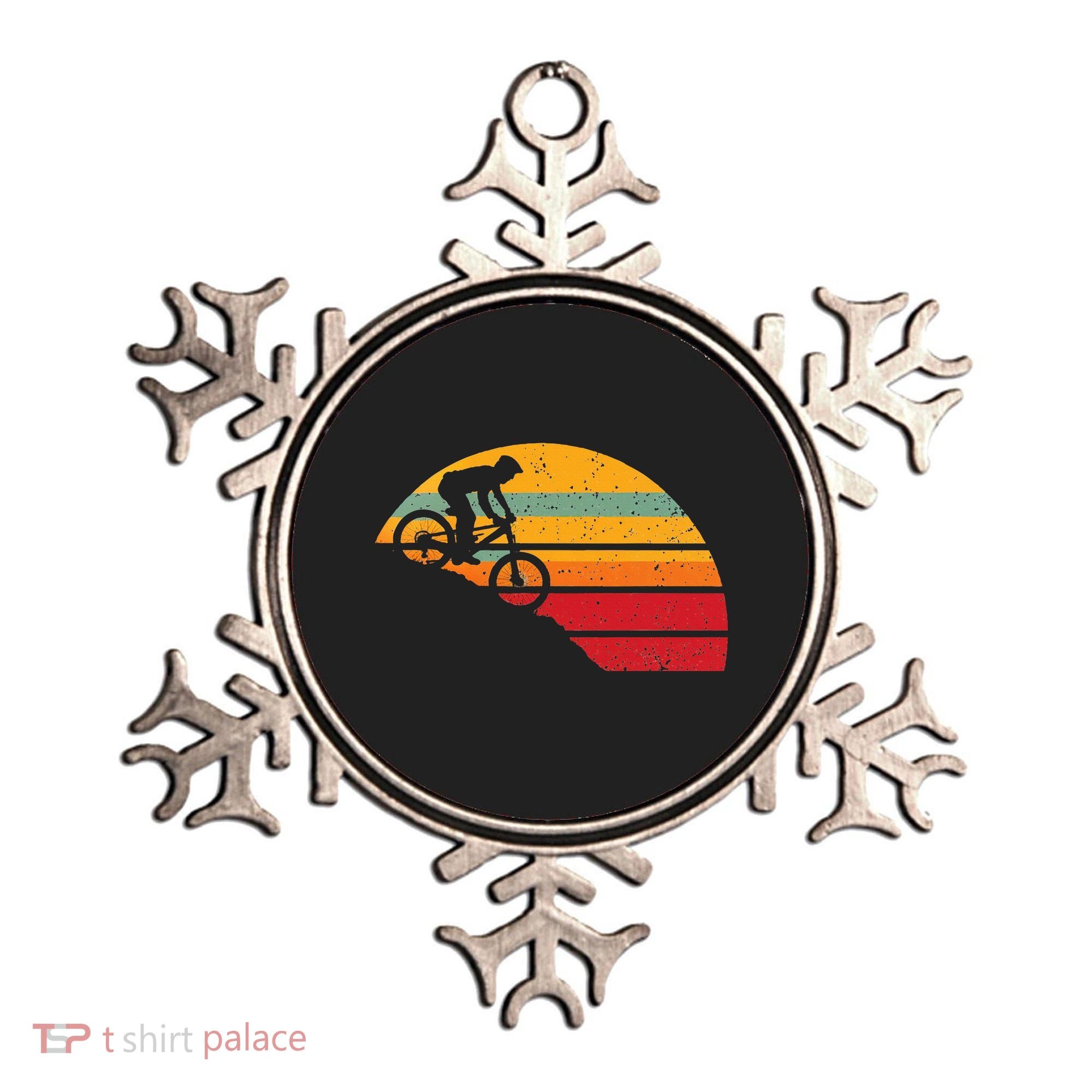 Mountain Biking Ornament