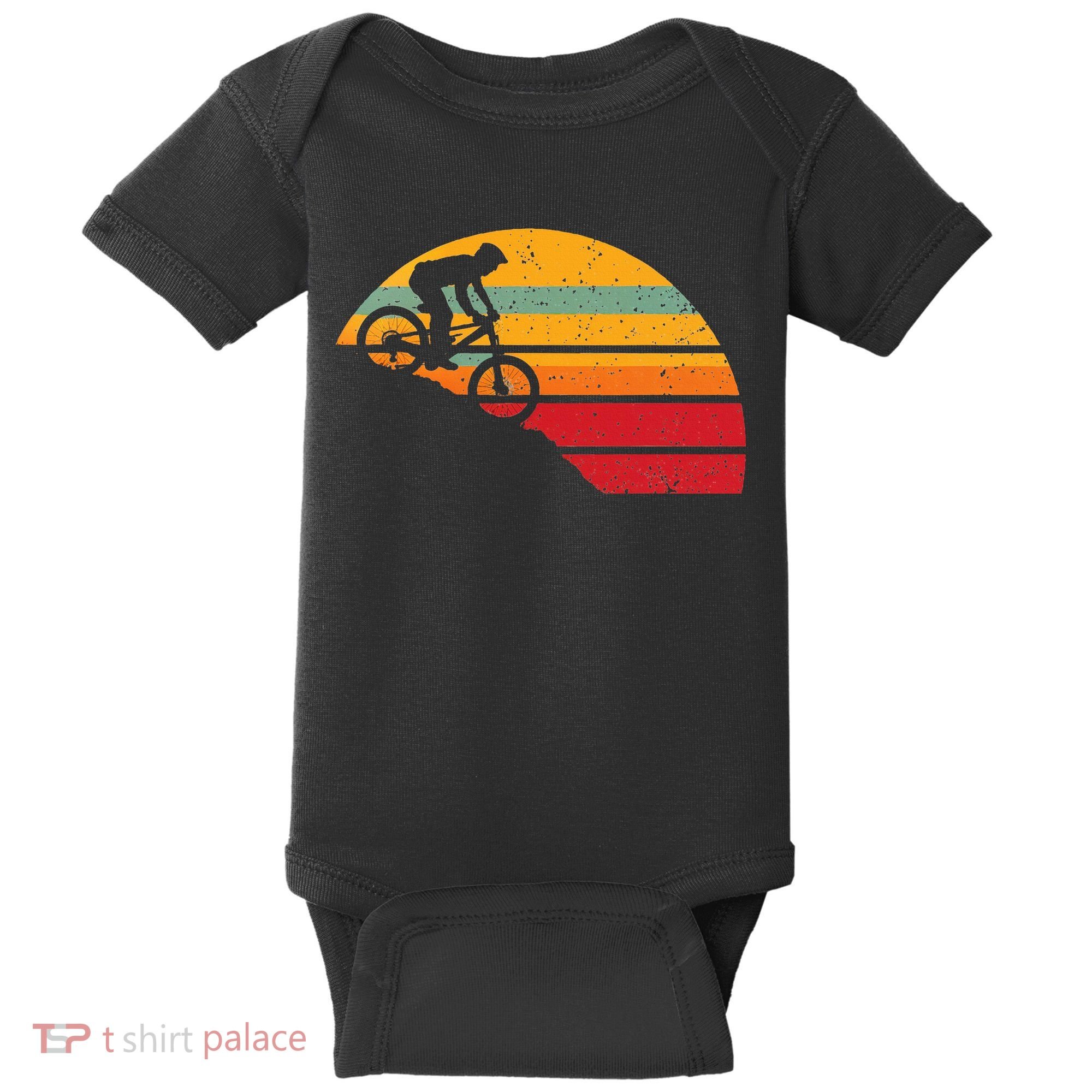 Mountain Biking Baby Bodysuit