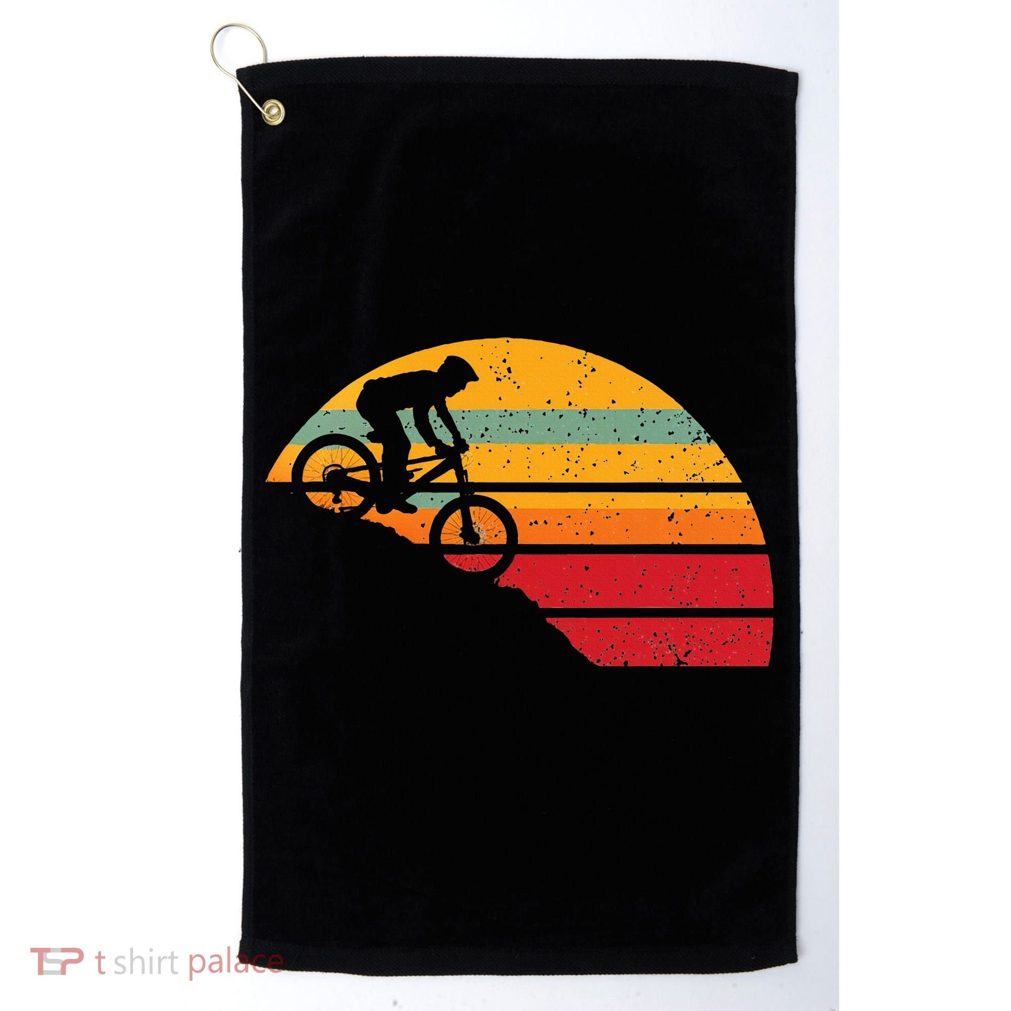 Mountain Biking Golf Towel