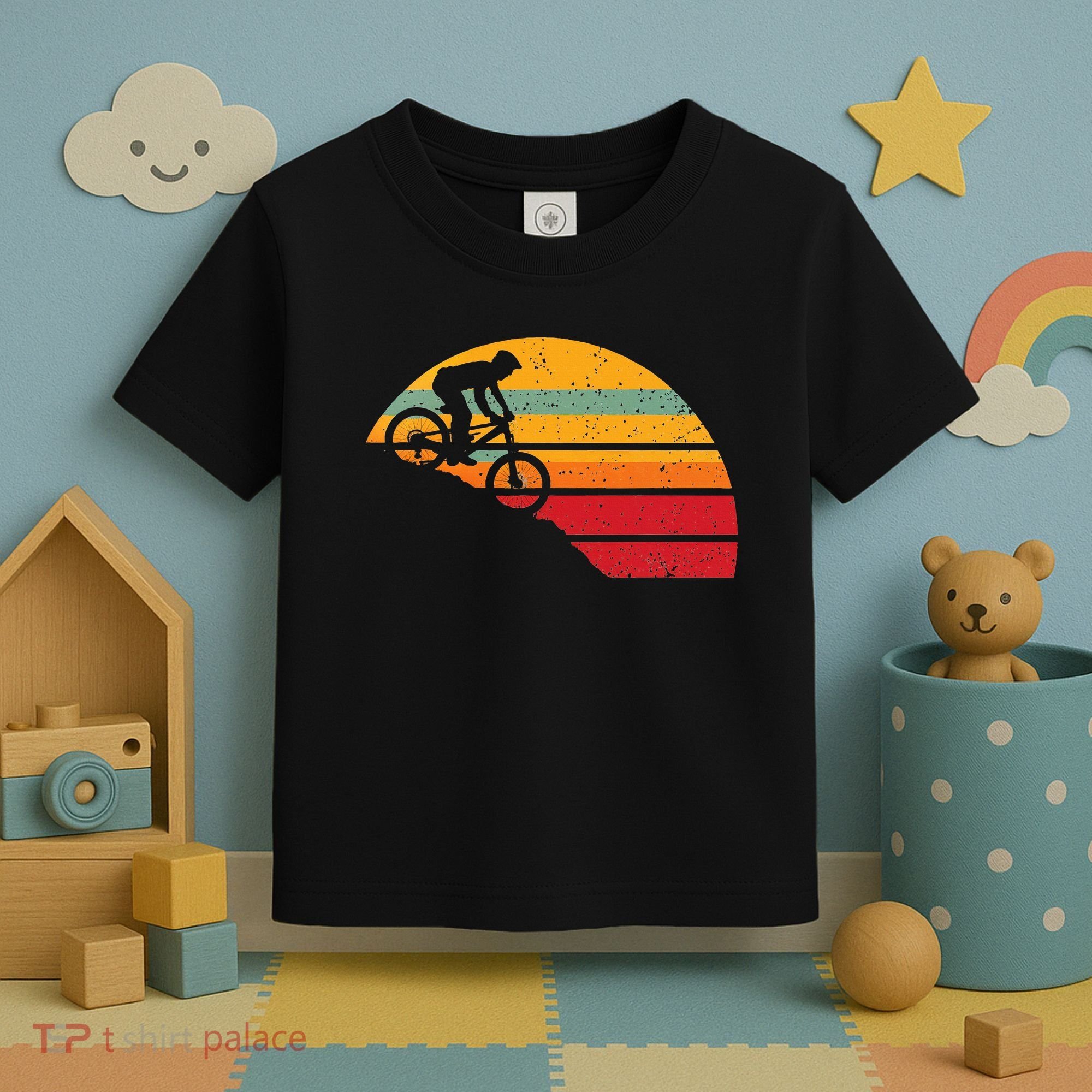 Mountain Biking Toddler T-Shirt