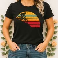 Mountain Biking Women's T-Shirt thumb 2