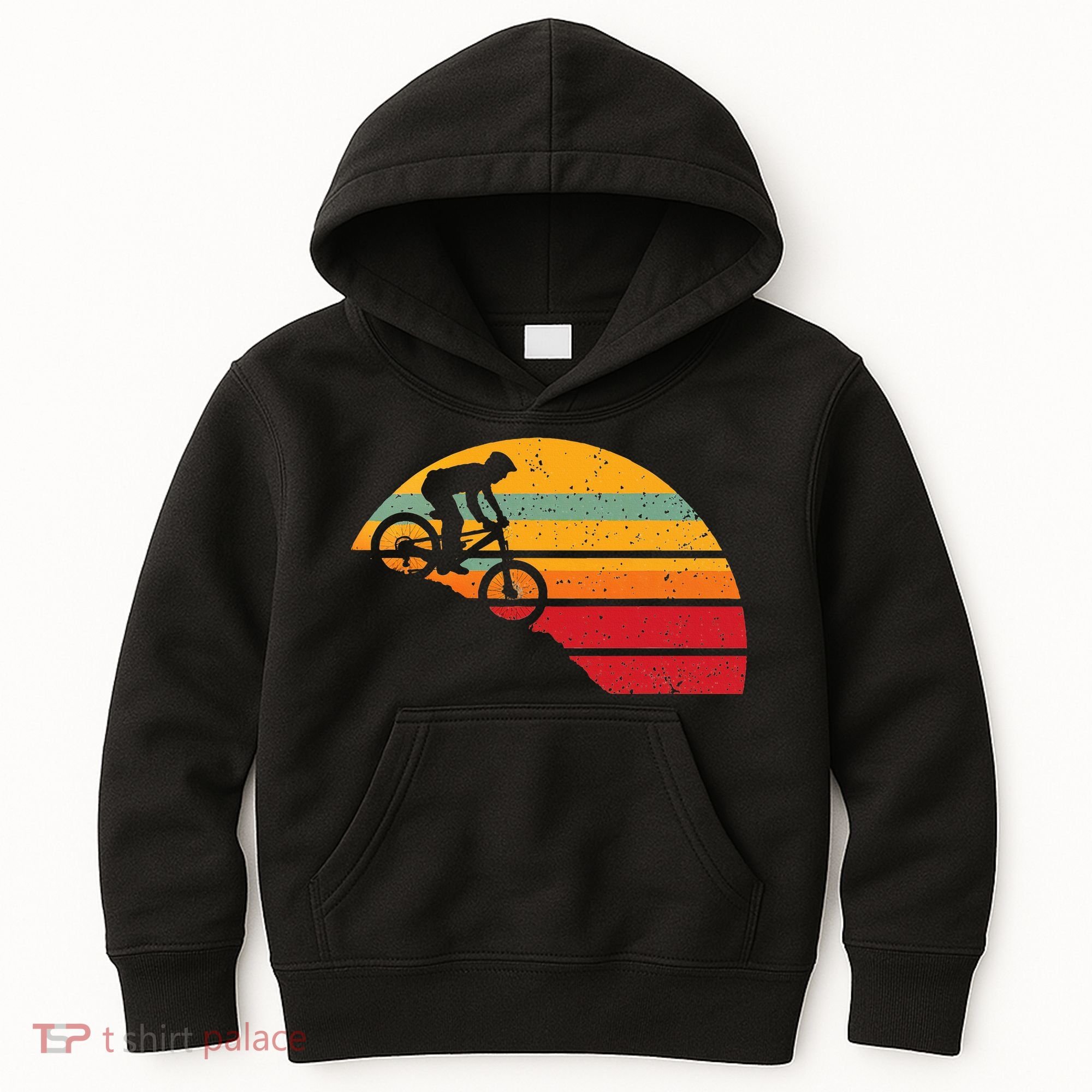 Mountain Biking Kids Hoodie