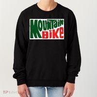 Mountain Bike Mtb Cycling Riding In Morning Dew Women's Sweatshirt thumb 0