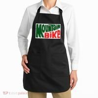 Mountain Bike Mtb Cycling Riding In Morning Dew Apron thumb 2
