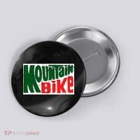 Mountain Bike Mtb Cycling Riding In Morning Dew Button thumb 0