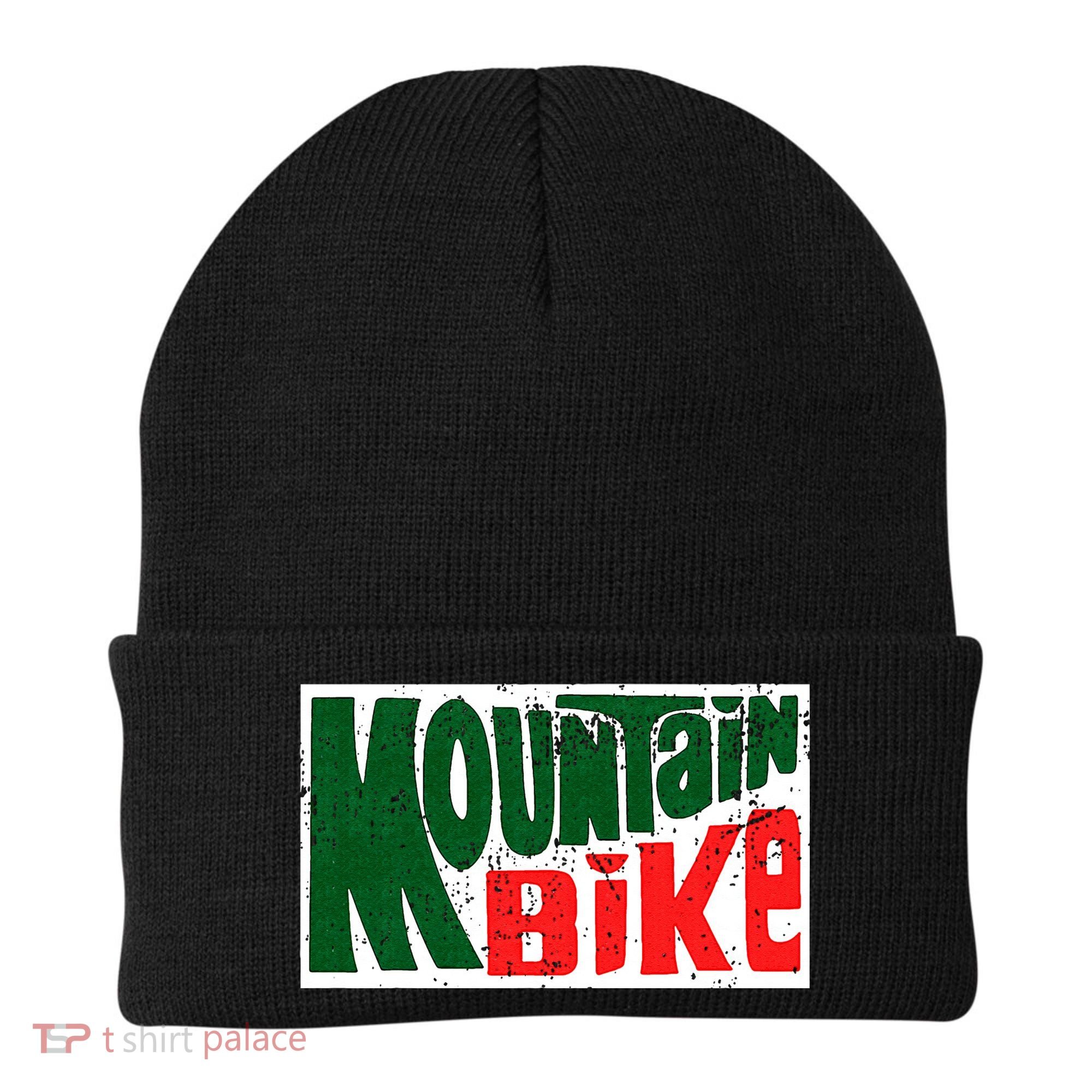 Mountain Bike Mtb Cycling Riding In Morning Dew Beanie
