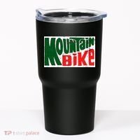 Mountain Bike Mtb Cycling Riding In Morning Dew Tumbler thumb 0