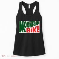 Mountain Bike Mtb Cycling Riding In Morning Dew Women's Tank Top thumb 0