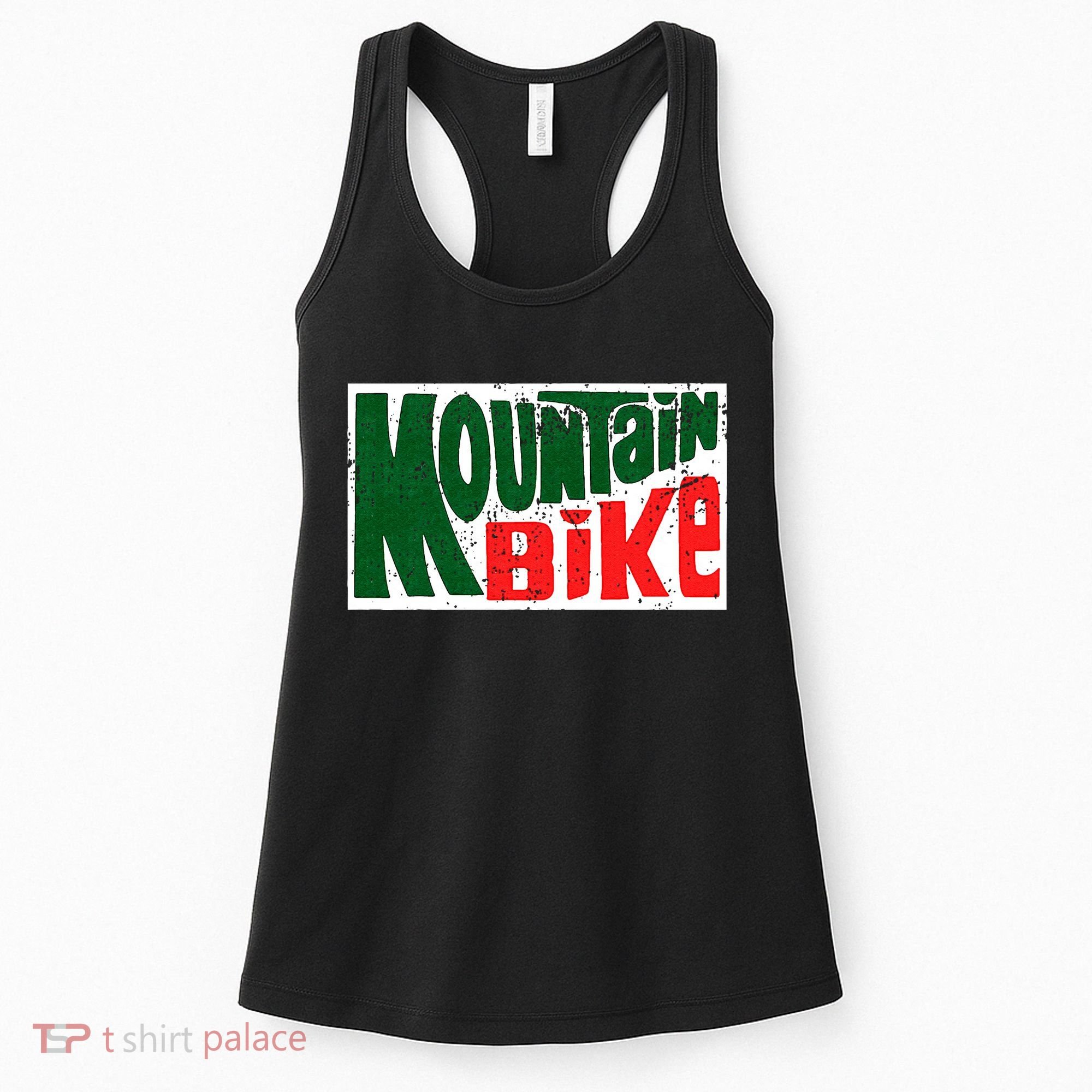 Mountain Bike Mtb Cycling Riding In Morning Dew Women's Tank Top