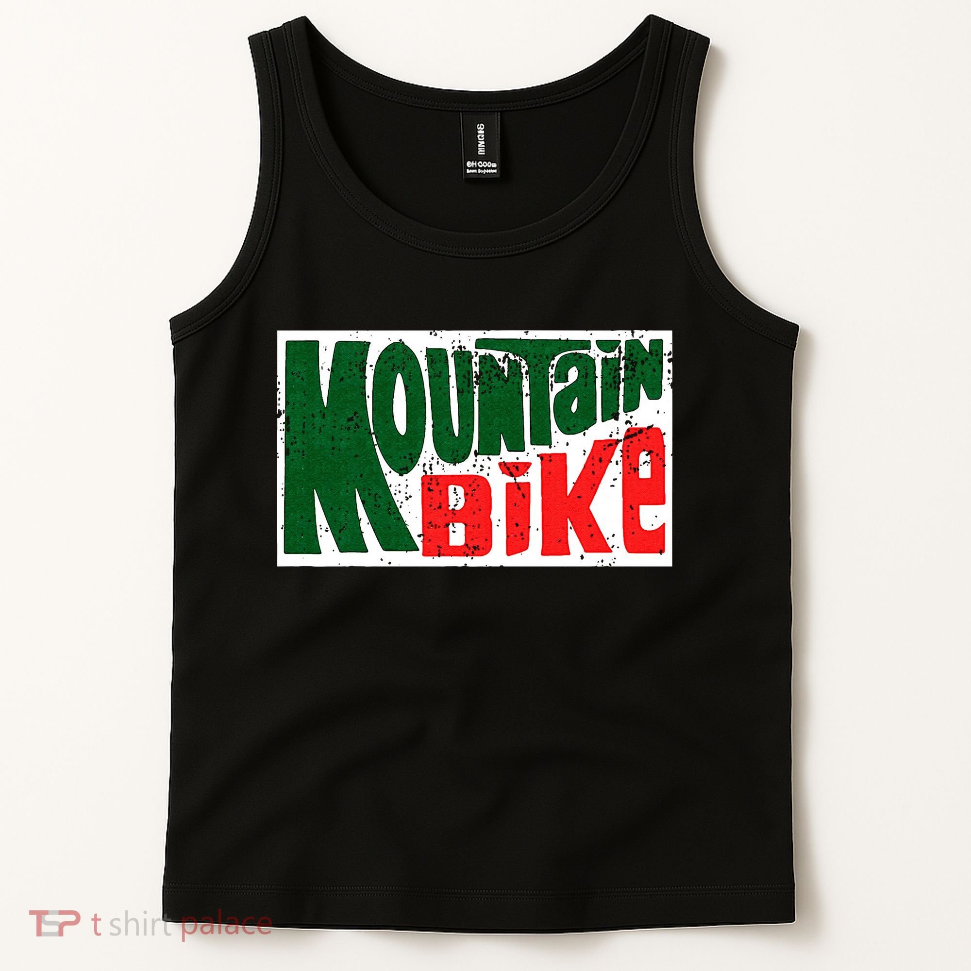 Mountain Bike Mtb Cycling Riding In Morning Dew Tank Top