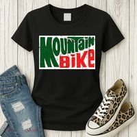 Mountain Bike Mtb Cycling Riding In Morning Dew Women's T-Shirt thumb 3