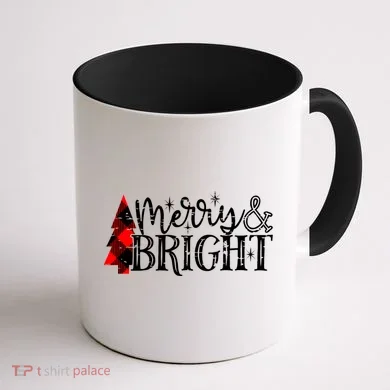 Merry & Bright Coffee Mug back