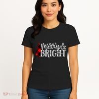 Merry & Bright Women's T-Shirt thumb 4