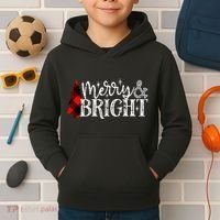 Merry & Bright Kids Hoodie thumb 2