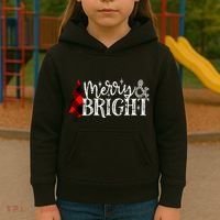 Merry & Bright Kids Hoodie thumb 3
