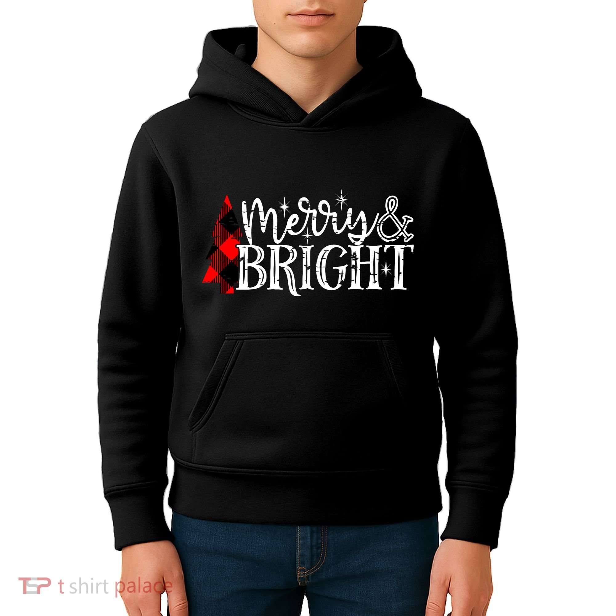Merry & Bright Kids Hoodie