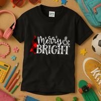 Merry & Bright Kids T-Shirt thumb 3