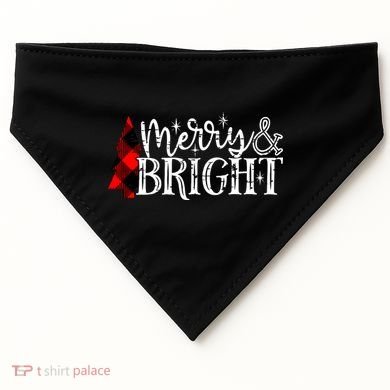 Merry & Bright USA-Made Doggie Bandana