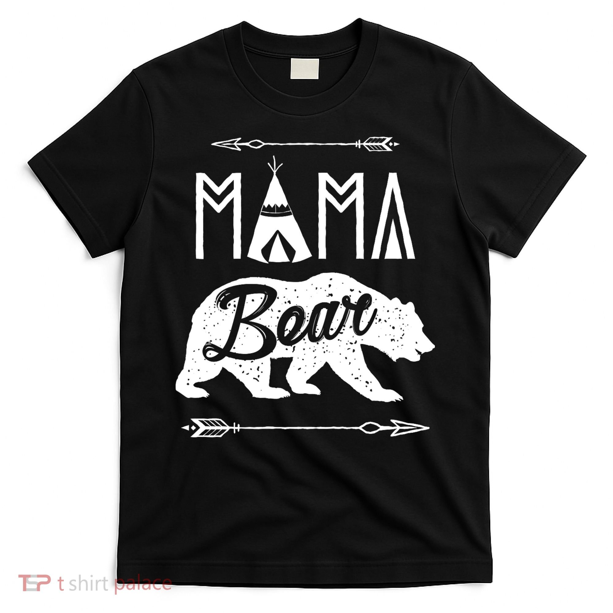 Mama Bear Mothers Day Family Matching Couple T-Shirt