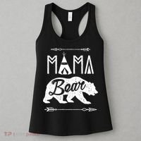 Mama Bear Mothers Day Family Matching Couple Women's Tank Top thumb 3