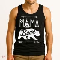 Mama Bear Mothers Day Family Matching Couple Tank Top thumb 3