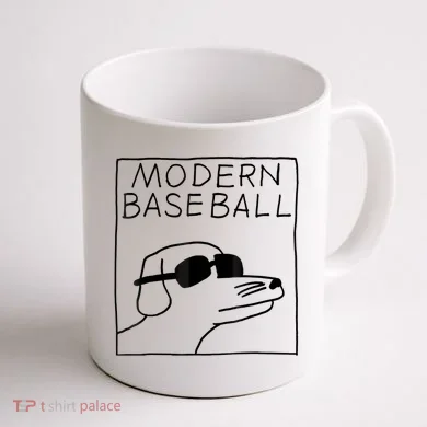 Modern Baseball Coffee Mug back