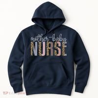 Mother Baby Nurse Appreciation Postpartum Long Sleeve Hoodie thumb 0