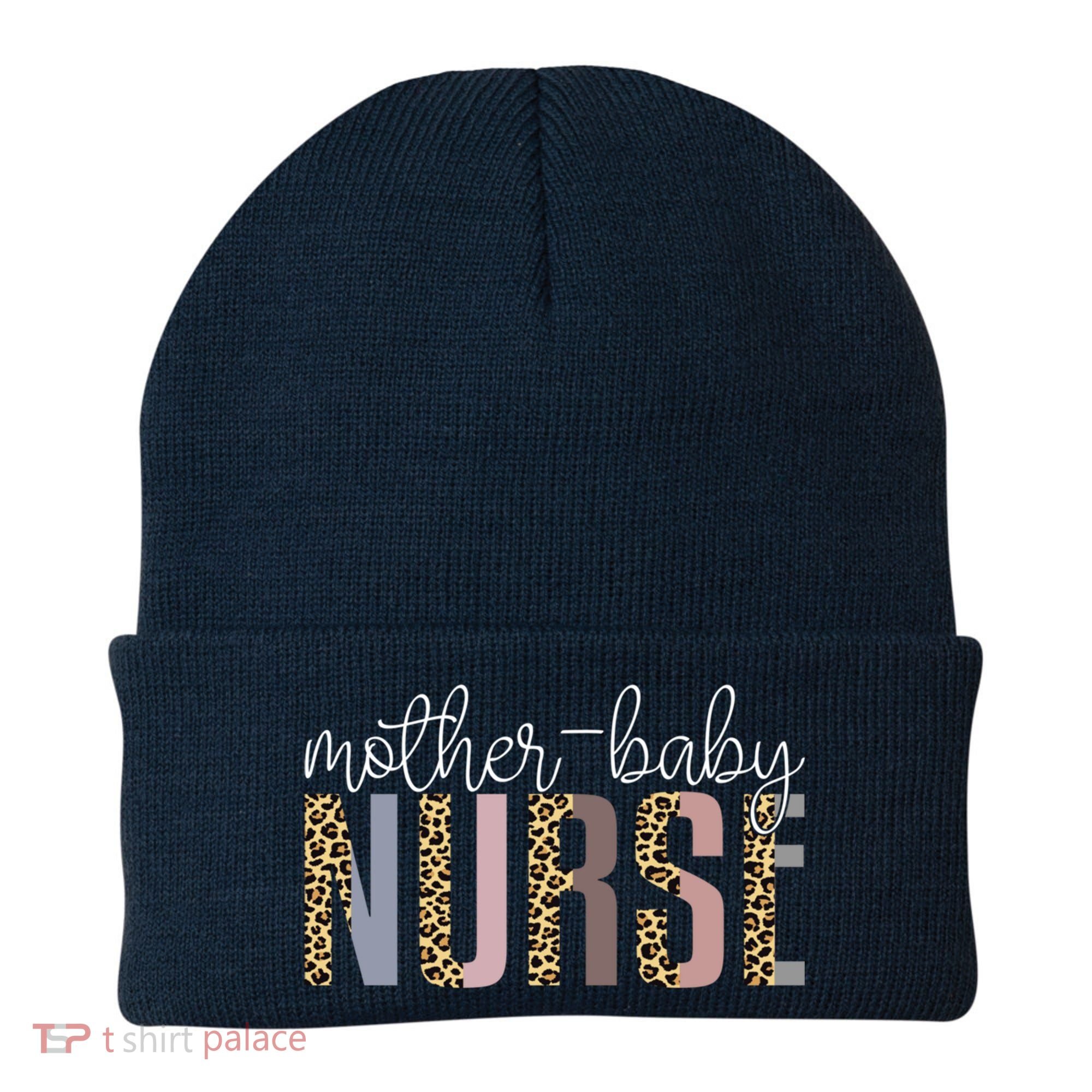Mother Baby Nurse Appreciation Postpartum Long Sleeve Beanie