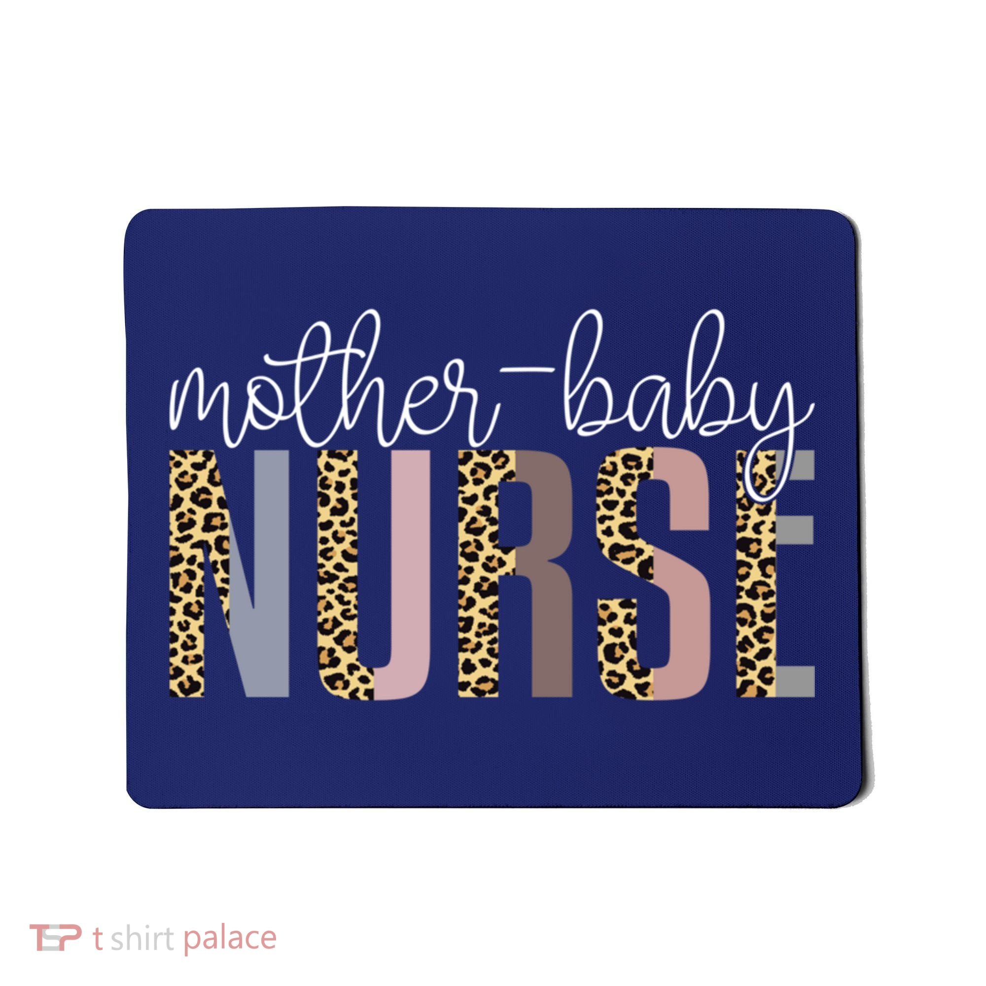 Mother Baby Nurse Appreciation Postpartum Long Sleeve Mousepad
