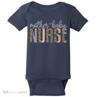 Mother Baby Nurse Appreciation Postpartum Long Sleeve Baby Bodysuit thumb 0