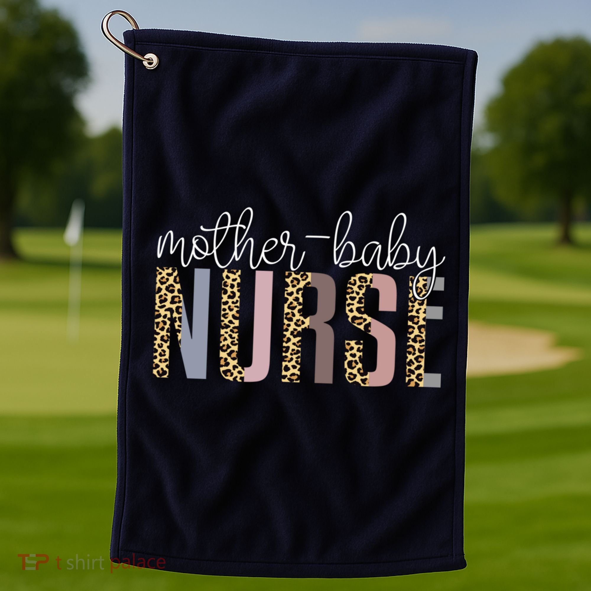 Mother Baby Nurse Appreciation Postpartum Long Sleeve Golf Towel