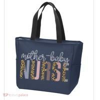 Mother Baby Nurse Appreciation Postpartum Long Sleeve Tote Bag thumb 3