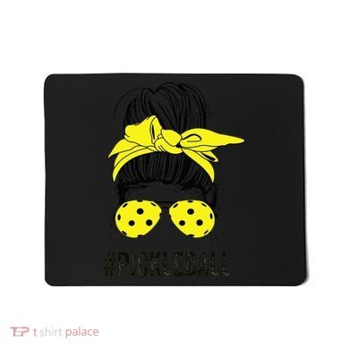 Messy Bun Number One Paddleball PickleBall Lover Mousepad