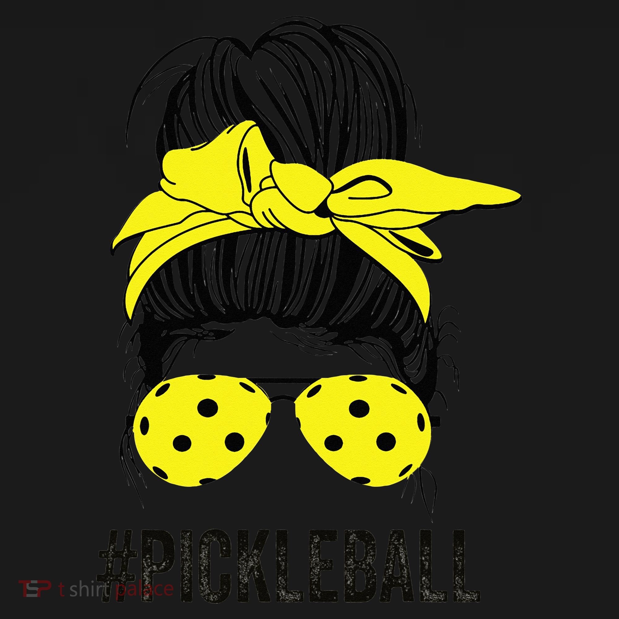 Messy Bun Number One Paddleball PickleBall Lover Baby Bodysuit