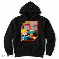 Master Builder Never Tired Construction Building Blocks Toy Hoodie thumb 0