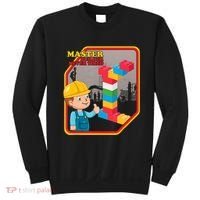 Master Builder Never Tired Construction Building Blocks Toy Sweatshirt thumb 0