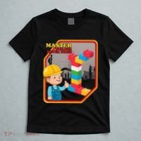 Master Builder Never Tired Construction Building Blocks Toy T-Shirt thumb 5