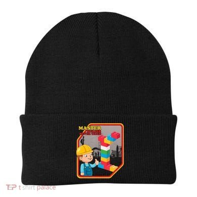 Master Builder Never Tired Construction Building Blocks Toy Beanie