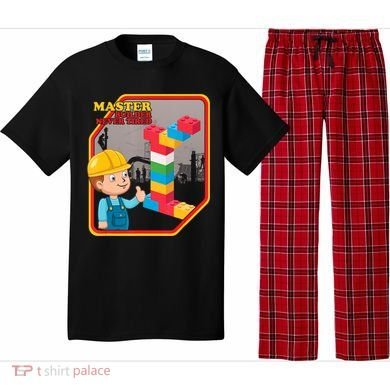 Master Builder Never Tired Construction Building Blocks Toy Pajama Set
