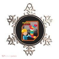 Master Builder Never Tired Construction Building Blocks Toy Ornament thumb 0