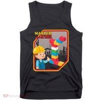 Master Builder Never Tired Construction Building Blocks Toy Tank Top thumb 0