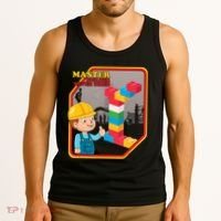 Master Builder Never Tired Construction Building Blocks Toy Tank Top thumb 3