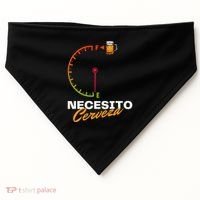 Mexican Beer Necesito Cerveza Cool Funny Sayings Beer Lover USA-Made Doggie Bandana thumb 0