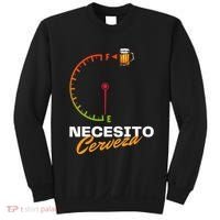 Mexican Beer Necesito Cerveza Cool Funny Sayings Beer Lover Sweatshirt thumb 0