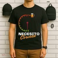 Mexican Beer Necesito Cerveza Cool Funny Sayings Beer Lover T-Shirt thumb 6