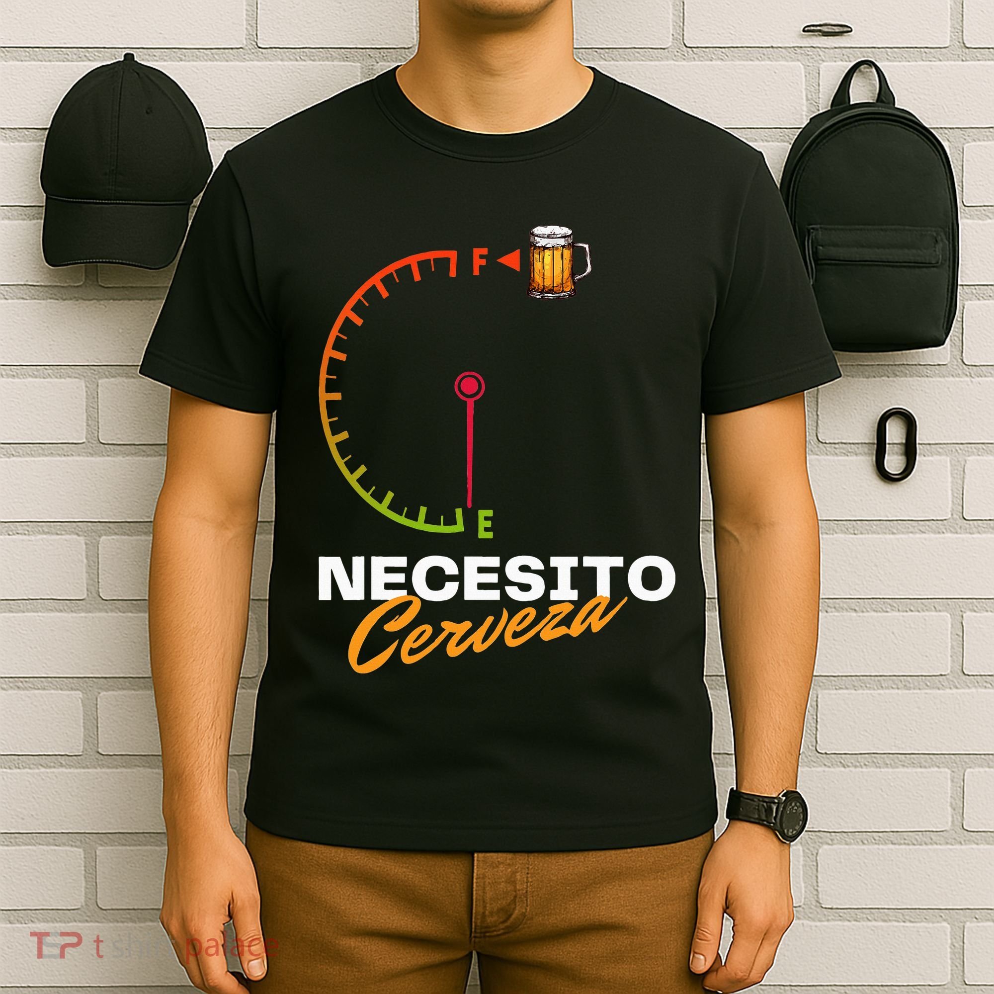 Mexican Beer Necesito Cerveza Cool Funny Sayings Beer Lover T-Shirt