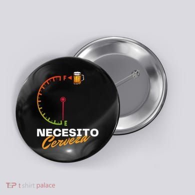 Mexican Beer Necesito Cerveza Cool Funny Sayings Beer Lover Button