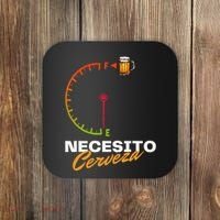 Mexican Beer Necesito Cerveza Cool Funny Sayings Beer Lover Coaster thumb 0