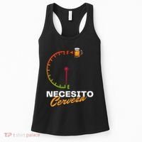 Mexican Beer Necesito Cerveza Cool Funny Sayings Beer Lover Women's Tank Top thumb 0